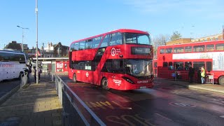 Electric Buses On London Bus Route 183 Golders Green  Pinner [upl. by Beverie1]