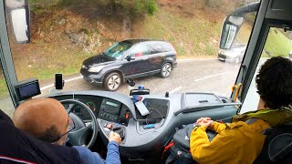 Mountain Bus Drive France 4K [upl. by Burford]