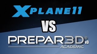 P3D v3 vs X Plane 11 b3 [upl. by Yngad]