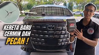 KERETA BARU ALPHARD 2024 CERMIN DAH RETAK TAKKAN NAK TUKAR CERMIN BARU KERETA BARU NI [upl. by Archibaldo99]