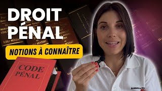 Cours de Droit pénal  Introduction et notions clés à maîtriser [upl. by Odlonyer]