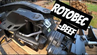 Best excavator attachment to have New ROTOBEC rotating grapple [upl. by Goldsmith154]