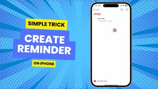 How to Set a Reminder on iPhone in 2024 [upl. by Aciraj]