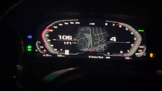 2020 BMW M340i Stage 2 with XHP Stage 3 Mmode acceleration and shifts [upl. by Caras]