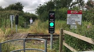 Fisherman’s Footpath Level Crossing Worcestershire 05072024 [upl. by Liatrice]