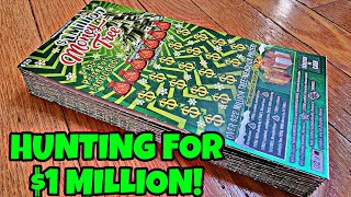 THE ENTIRE PACK 🔵 PA LOTTERY 1 MILLION MONEY TREE SCRATCH OFF TICKETS [upl. by Euqram]