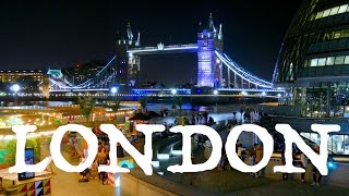 London Sehenswürdigkeiten  Sightseeing at night 4K [upl. by Eraste]