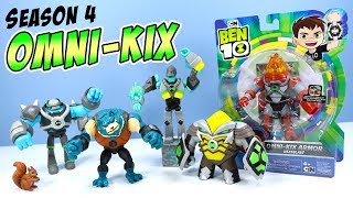 Ben 10 Reboot OmniKix Armor Action Figures Season 4 Toy Review [upl. by Nossila]