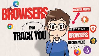 Stop using browser that track you  Best Five private browsers recommend [upl. by Aliel]