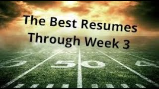 CFB Resume Ranking Week 4 [upl. by Anaujnas183]