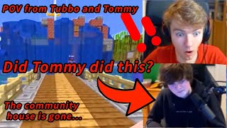 Dream ACCUSES Tommy for EXPLODING the Community House Dream SMPTubbo and TommyInnit’s POV [upl. by Nomead]