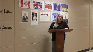 Mossbank School 2020 Remembrance Day Service [upl. by Anikes]