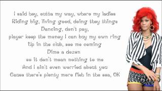 Rihanna ft Nicki Minaj  Raining Men lyrics [upl. by Elreath727]