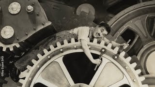 Charlie Chaplin Swallowed by a Factory Machine  Modern Times 1936 [upl. by Ginnie]