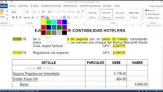 ejercicio 8 contabilidad hotelera [upl. by Rellim547]