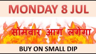 TOMORROW 8 JULY PREDICTION NIFTY BANK NIFTYMID CAP FIN NIFTY SENSEX [upl. by Sander141]