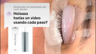 Proceso de un lash lifting en poco minutos [upl. by Cud209]