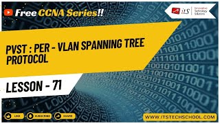 Lesson 71  Learn CCNA  PVST  Per  VLAN Spanning Tree Protocol [upl. by Cathleen]