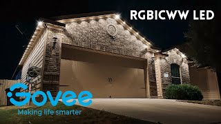 Govee Permanent Outdoor Lights PRO VERSION  InstallDemo [upl. by Normi494]