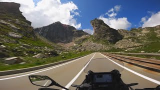 COLLE DEL GRAN SAN BERNARDO  HONDA AFRICA TWIN DCT RAW ONBOARD PURE SOUND 4K [upl. by Jayson]