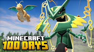 More Than 100 Days in Minecraft Pixelmon  Pokemon Mod [upl. by Ronnica286]