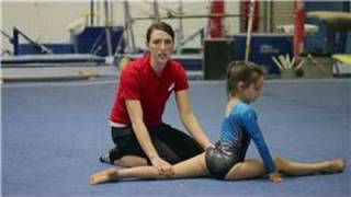 Intro to Gymnastics  Left amp Right Leg Splits for Gymnastics WarmUps [upl. by Yerd]