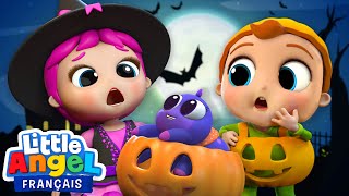 La Nuit dHalloween 🎃 Comptines pour Bébé  Little Angel Français [upl. by Ellynad]