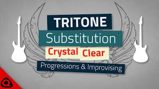 TRITONE SUBSTITUTIONS – Crystal Clear  Progressions amp Solos for GUITAR [upl. by Etnahs92]