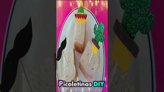 palillos decorativos para las fiestas patrias 🇲🇽 te regalo los moldes manualidades 15deseptiembre [upl. by Halyahs606]