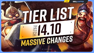 NEW TIER LIST for PATCH 1410  MASSIVE CHANGES [upl. by Lily]