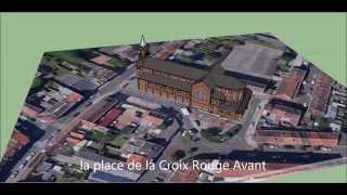 Eglise St Joseph quartier de la Croix Rouge Tourcoing Aujourdhui Hier [upl. by Ygiaf]