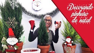 Decorando pinheiro de natal natural  Flávia Kremer [upl. by Tallula418]