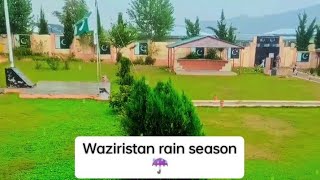 Waziristan kaniguram rain 🌧️☔ good view kpkbeauty مظلوم وزیرستان [upl. by Siraj]