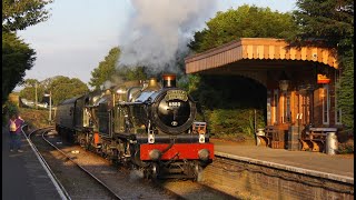 WSR GrangeManorHall Weekend withstunning evening service train2772024 [upl. by Shanly40]