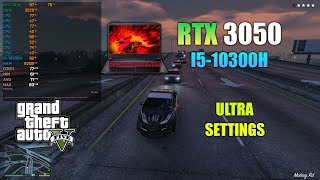 RTX 3050  GTA 5 Very High Setiings ft I510300H [upl. by Adnarem639]