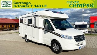 Carthago CTourer T 143 LE 2021 Was kann das Sprintermobil  TestReview  Clever Campen [upl. by Balkin328]