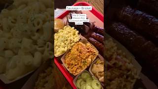 Trying Brisket amp Sausage at Terry Black’s BBQ in Austin Texas bbq foodie [upl. by Etnoj]