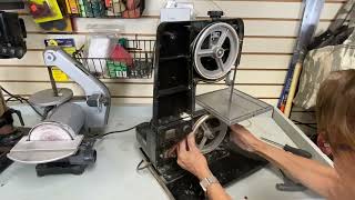 How to install our bimetal blade on the Micro Mark mini band saw [upl. by Anawait665]