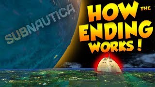 HOW SUBNAUTICAS ENDING WORKS  BEHIND THE SCENES CUTSCENE  Subnautica [upl. by Sirtimid332]