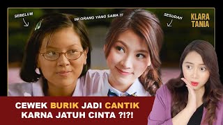 CEWEK BURIK JADI CANTIK KARNA JATUH CINTA   Alur Cerita Film oleh Klara Tania [upl. by Idaf]