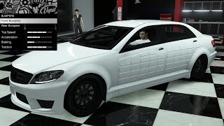 GTA 5  Past DLC Vehicle Customization  Benefactor Schafter LWB Armored Mercedes S600CL65E63 [upl. by Ajnek593]