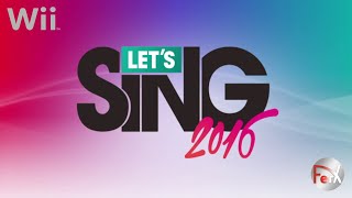 Lets Sing 2016  Song List  Extras Wii [upl. by Starinsky909]