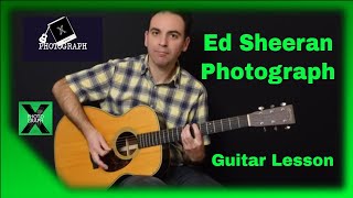 How To Play quotphotographquot On Guitar  Ed Sheeran Guitar Tutorial [upl. by Sandor801]