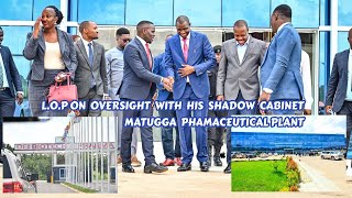 Leader of option Joel Ssenyonyi on oversight in Matugga pharmaceutical plant [upl. by Crescint]