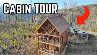 CABIN Tour In The SMOKY Mountains  Bears Eye View Cabin In Gatlinburg TN [upl. by Allekim93]