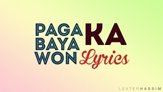 Pagabayawon Ka Oh akong Ginoo Lyrics [upl. by Annalee]