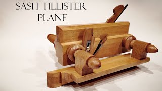 021 Sash fillister plane  building process Woodworking [upl. by Soane]