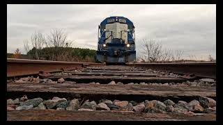 CANADIAN RAILROADING  Ottawa Arnprior and Parry Sound Railway later CNR bridge in Galetta Ont [upl. by Nedyah]