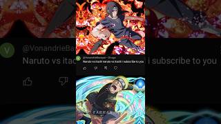 ITACHI VS NARUTO ll who is strongest ll itachi naruto subscribe anime viral narutoshippuden [upl. by Lydnek365]