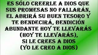 Coros Unidos Solo creerle a Dios con letra [upl. by Nylarej]